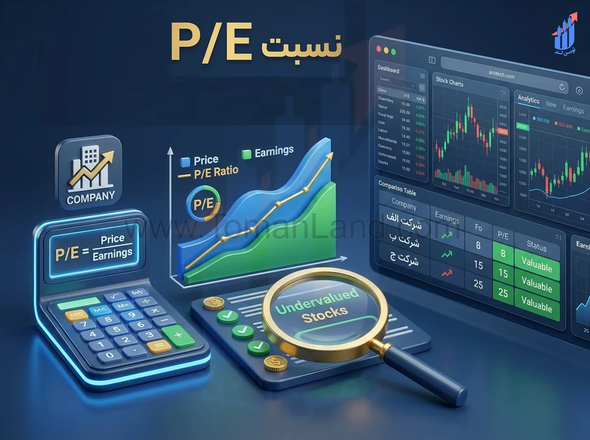 نسبت P/E چیست و چگونه برای پیدا کردن سهام ارزنده از آن استفاده کنیم؟